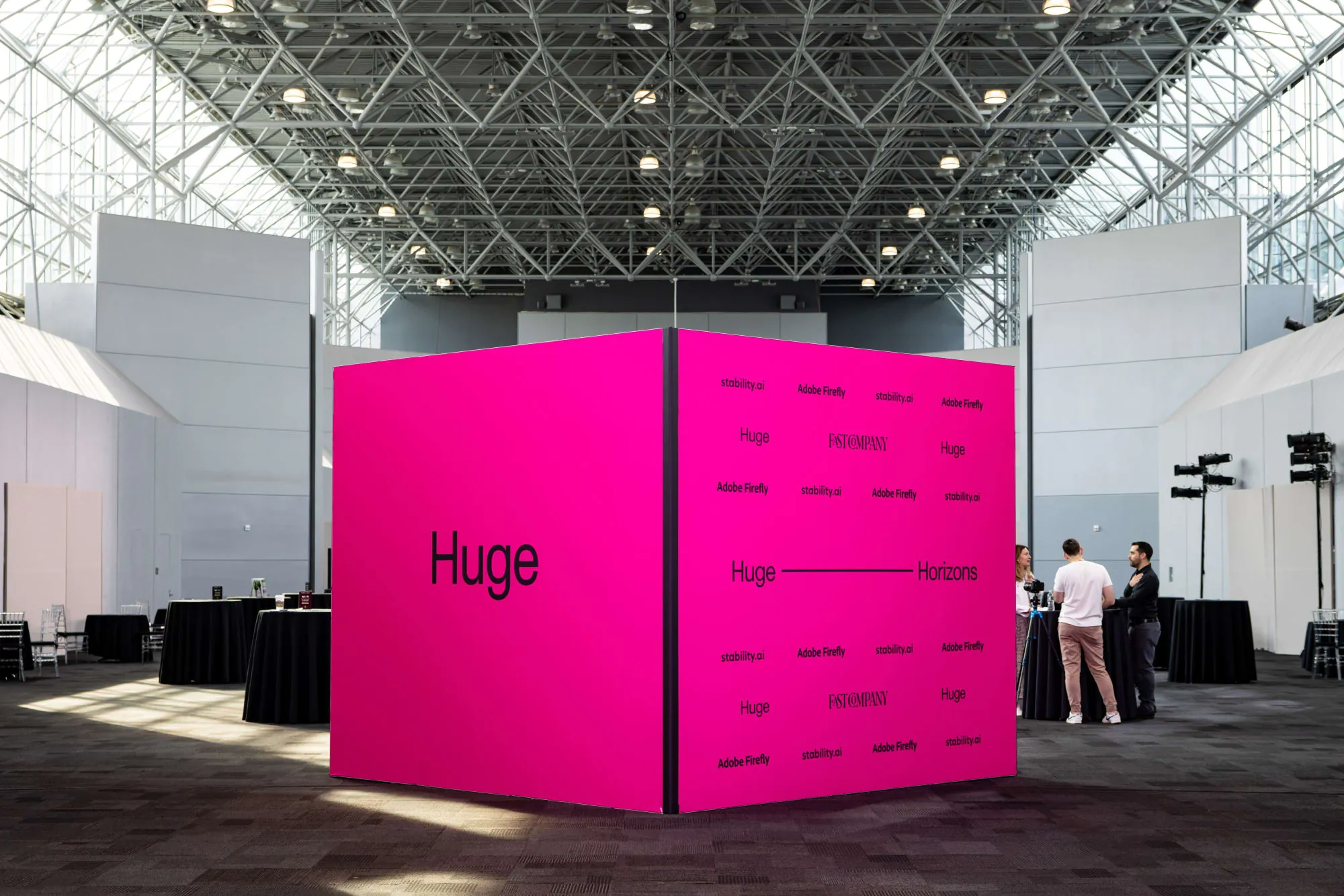 Huge Horizons installation, back view
